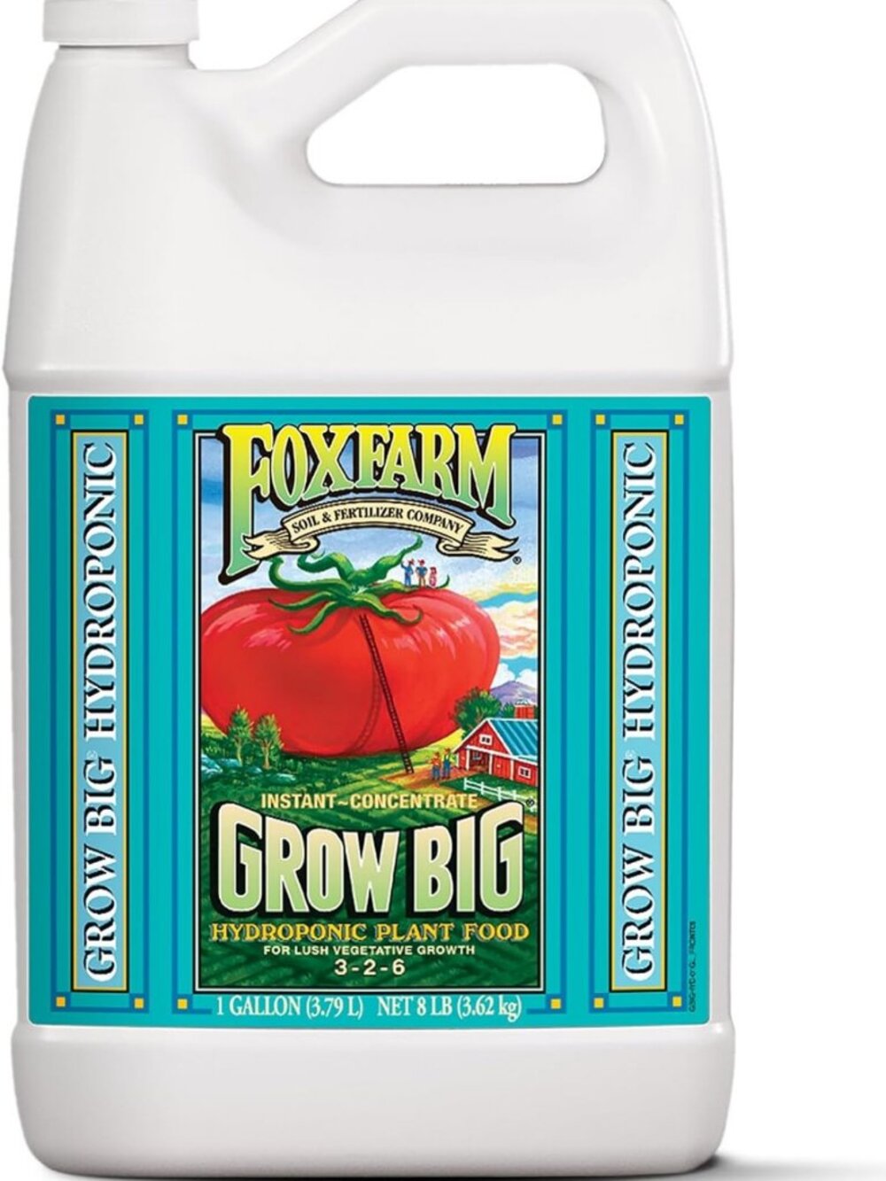 Hydroponic Plant Food - 3-2-6 Liquid Fertilizer for Lush Growth - 1 Gallon